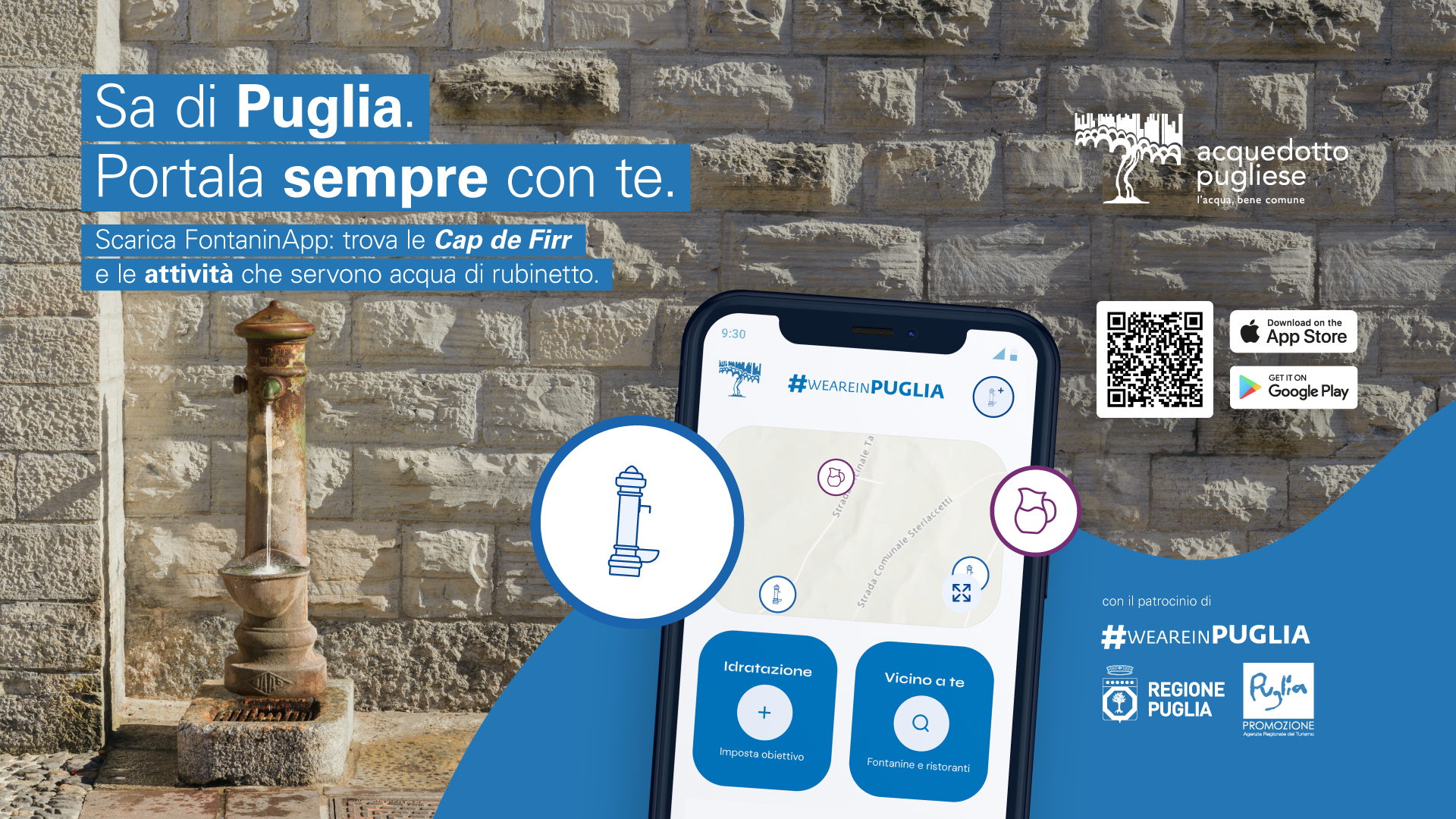 FontaninApp 3.0, l'acqua che sa di Puglia a portata di smartphone