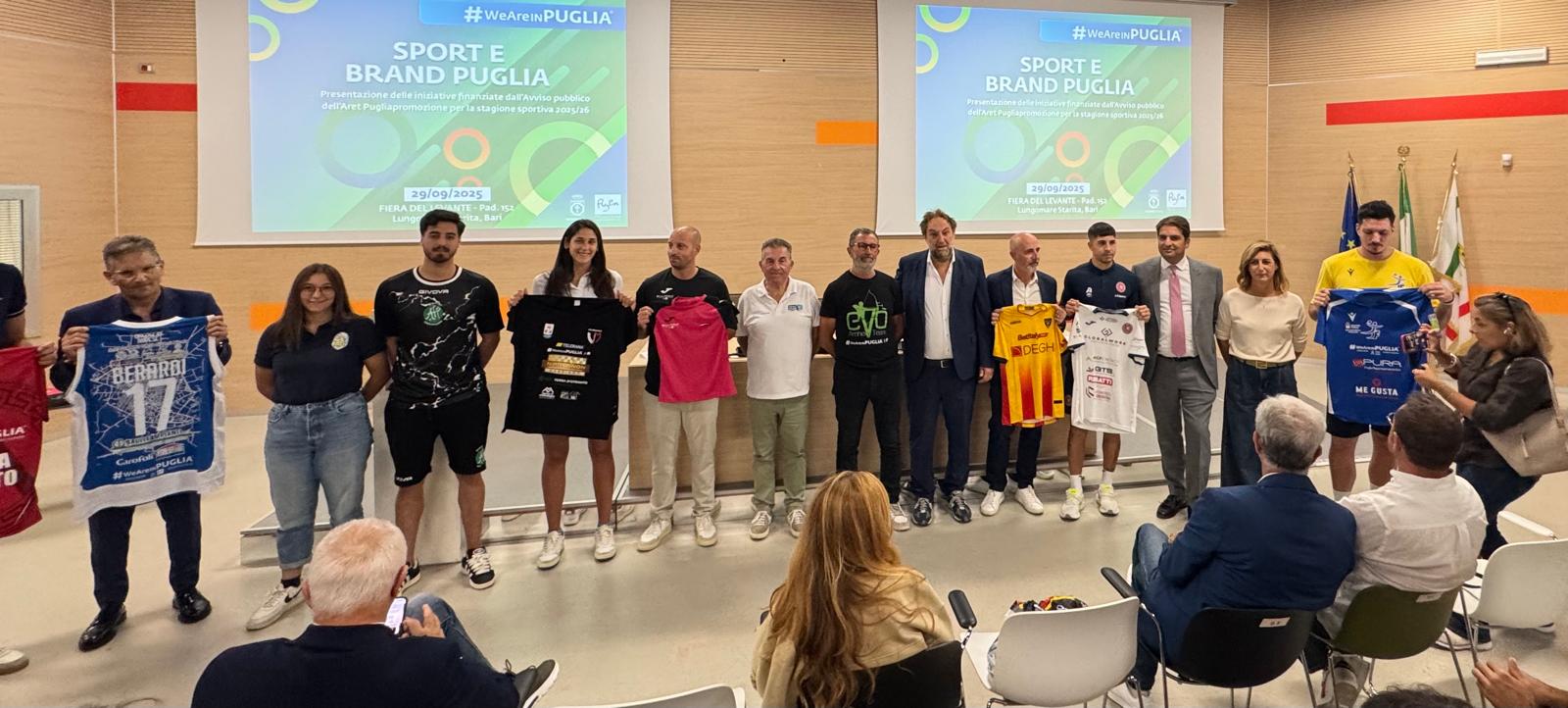 Sport e brand Puglia, le squadre pugliesi ambasciatrici del territorio